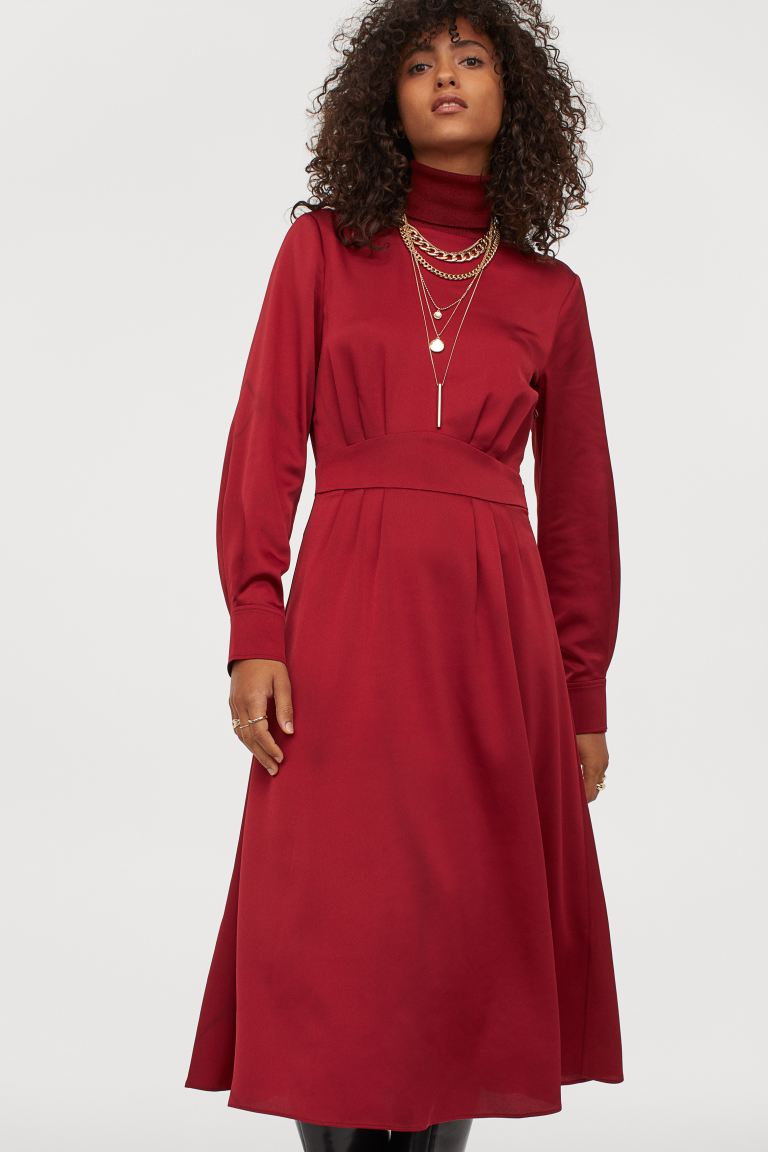 Cliomakeup-look-colori-autunnali-5-hm-vestito-rosso