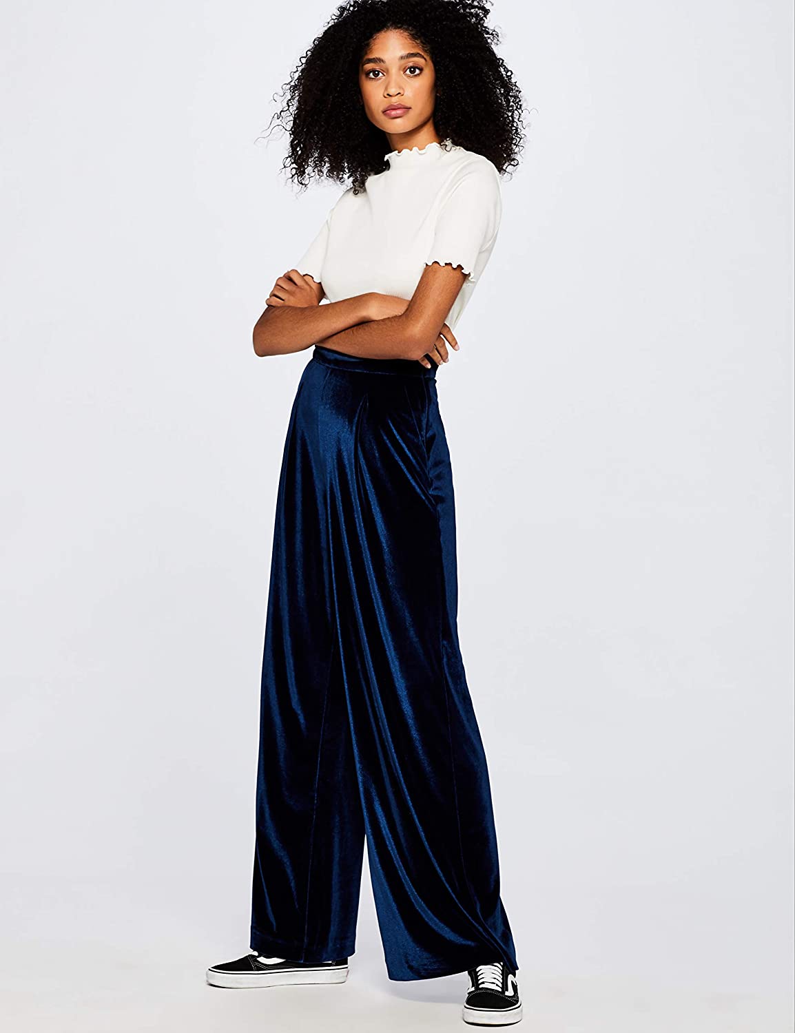 Cliomakeup-look-comfy-2-find-Pantaloni-Palazzo-Velour