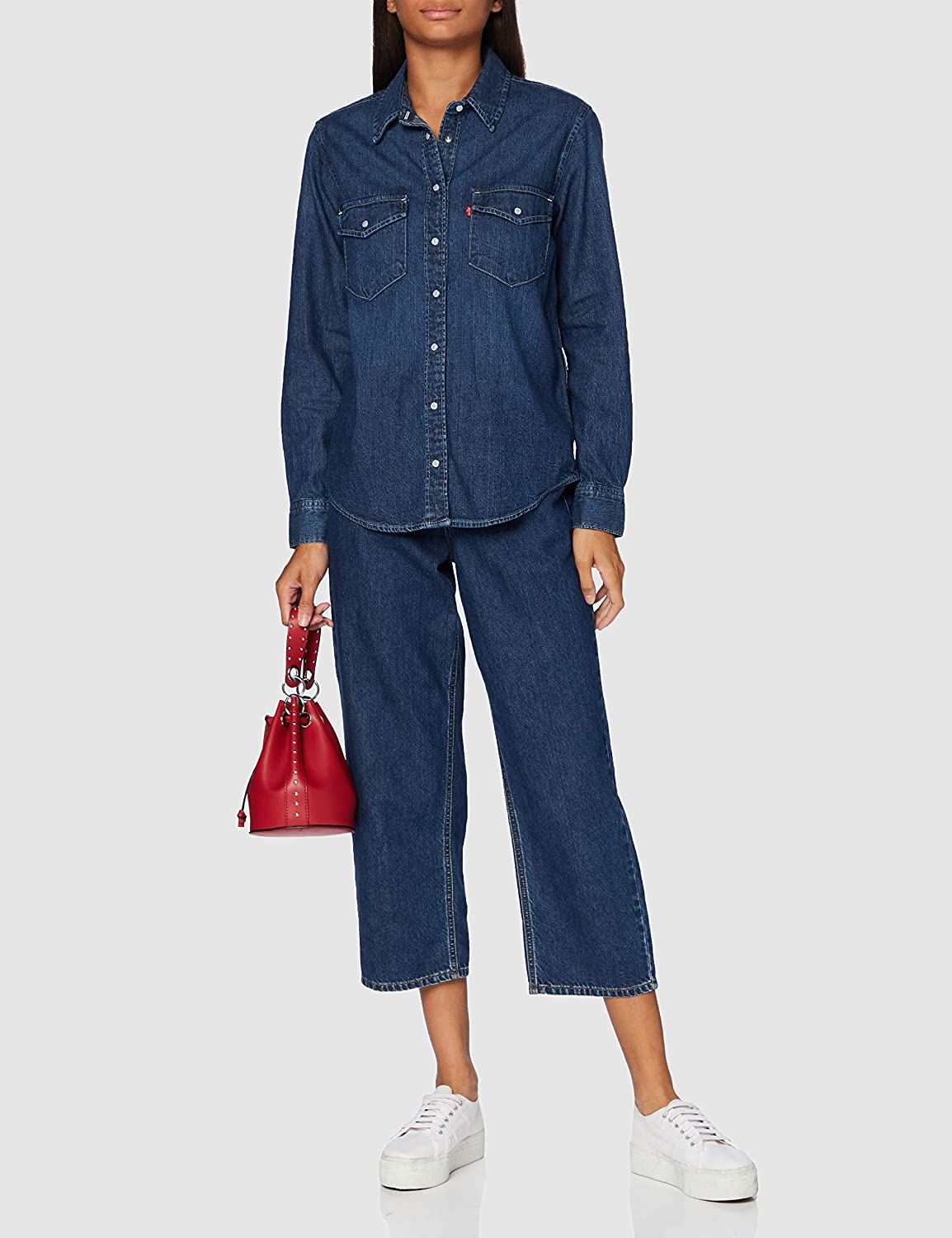 Cliomakeup-look-con-camicia-inverno-2021-16-Levis-Essential-Western