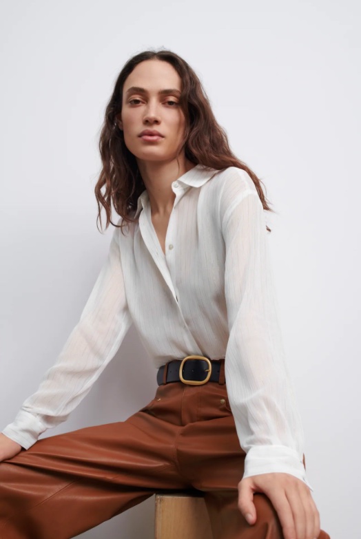 Cliomakeup-look-con-camicia-inverno-2021-6-zara-righe-filo-lame