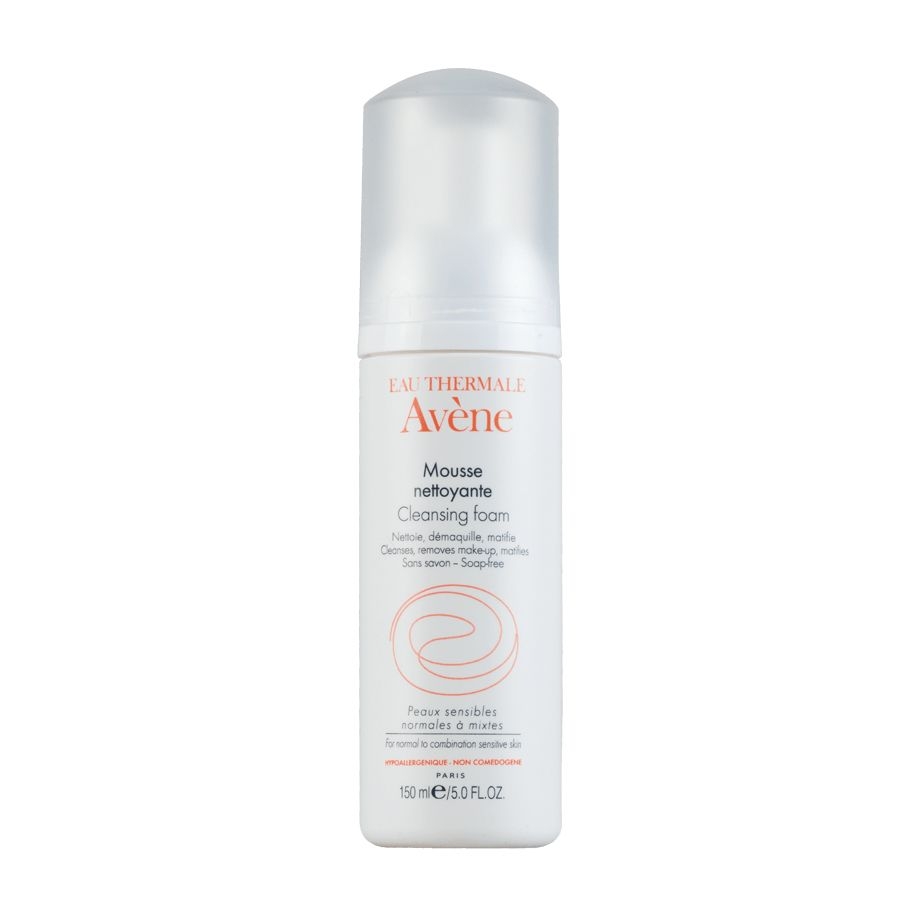 Cliomakeup-doppia-detersione-pelle-mista-Avene-Mousse-Opacizzante