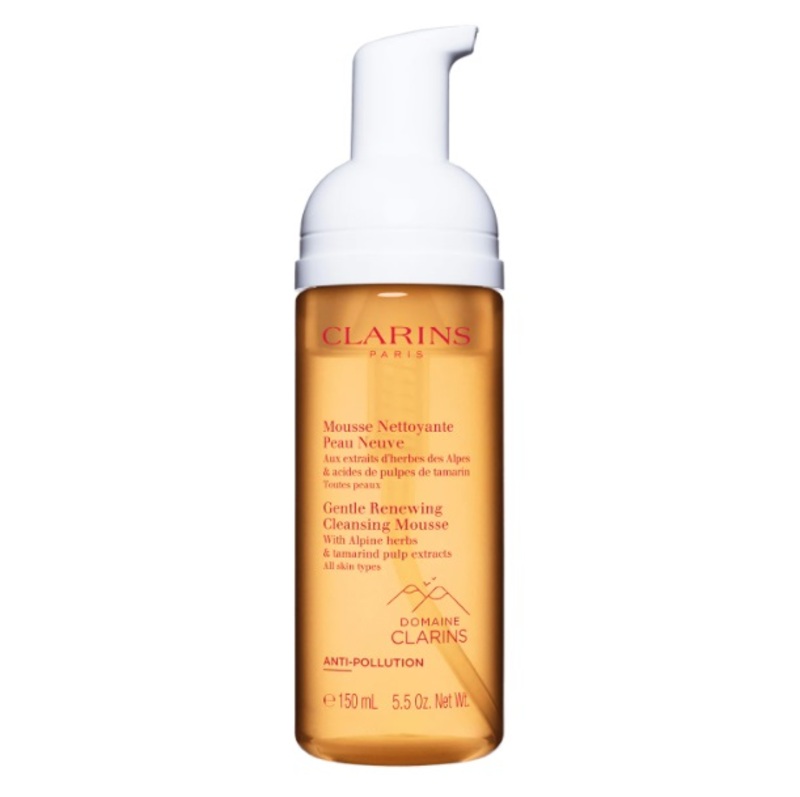 cliomakeup-skincare-primavera-2021-clarins-mousse-nettoyante-peux-neuve