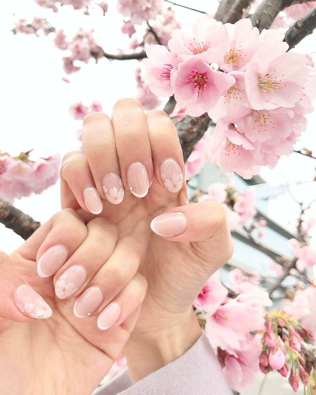 Cliomakeup-unghie-pink-sakura-french