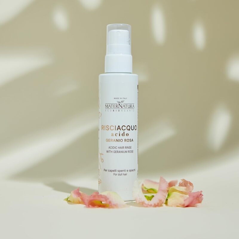 cliomakeup-come-avere-capelli-lucenti-maternatura-risciacquo-acido-geranio-rosa