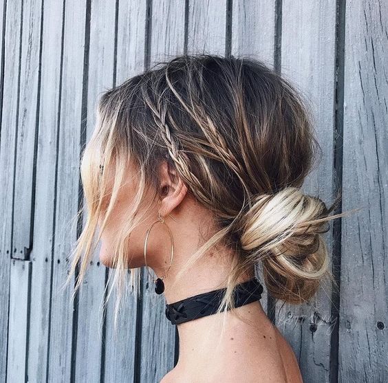 Climakeup-cord-knot-bun-con-trecce
