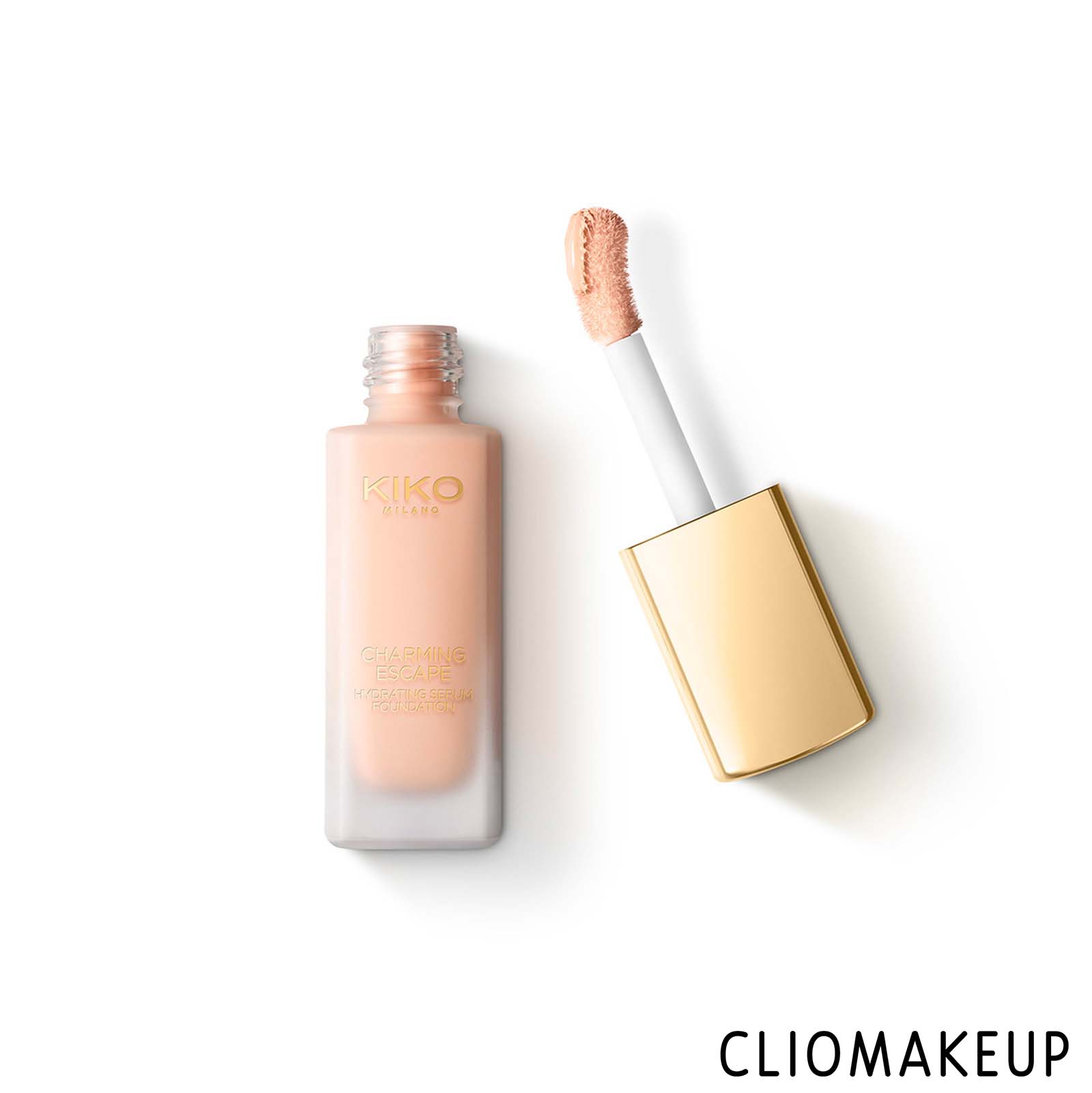 cliomakeup-recensione-fondotinta-kiko-charming-escape-hydrating-serum-foundation-1