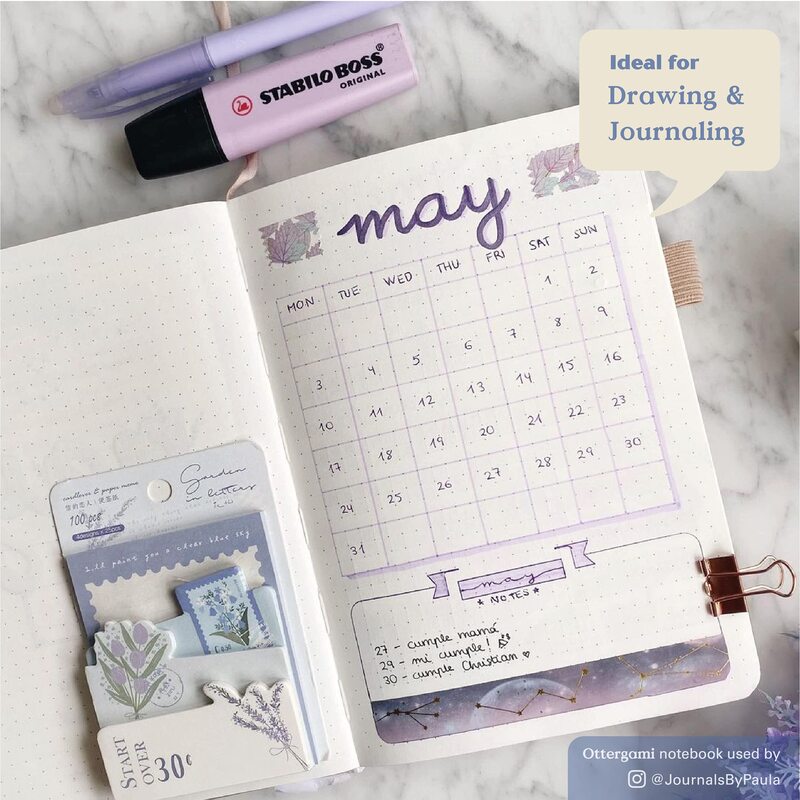 cliomakeup-journaling-ottergami-bullet-journal
