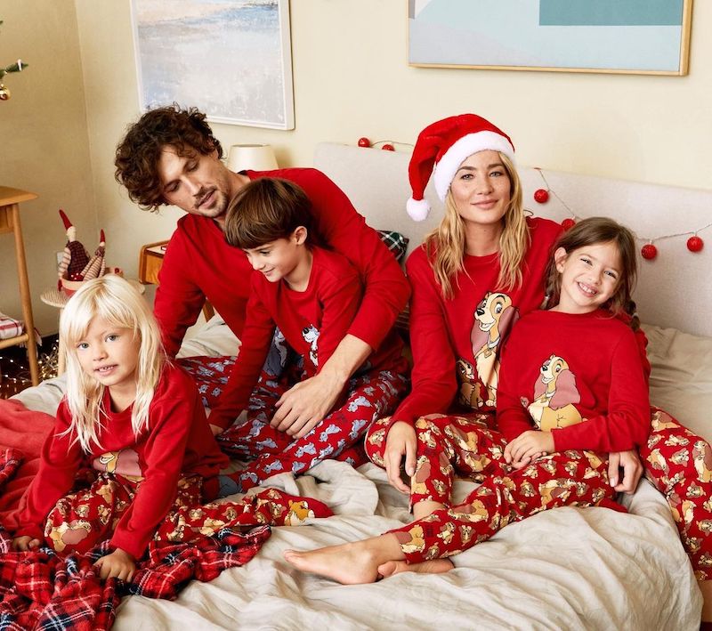 cliomakeup-pigiami-natale-2021-teamclio-famiglia-tezenis
