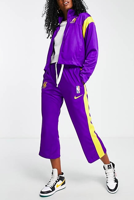 Cliomakeup-come-indossare-very-peri-ASOS-Nike-Basketball-NBA-LA-Lakers-Courtside