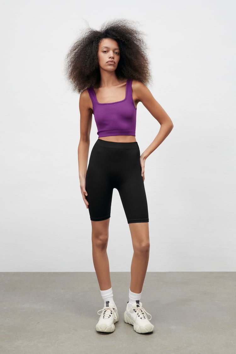 Cliomakeup-come-indossare-very-peri-ZARA-TOP-SEAMLESS