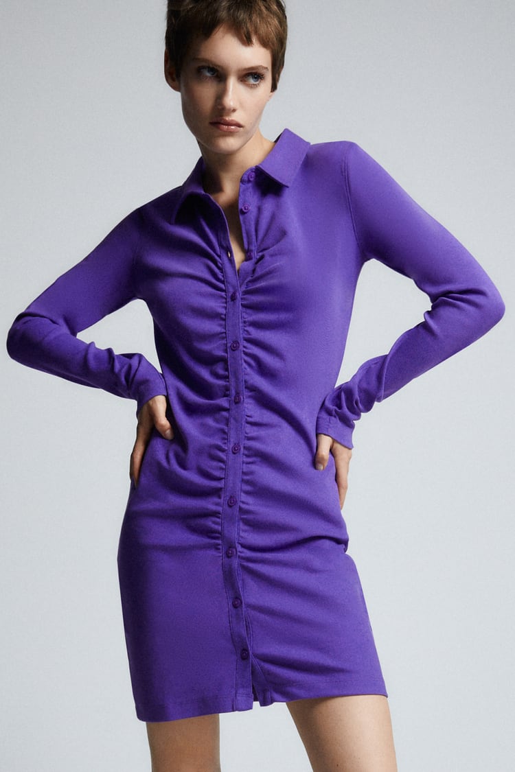 Cliomakeup-come-indossare-very-peri-ZARA-VESTITO-CHEMISIER-ARRICCIATO