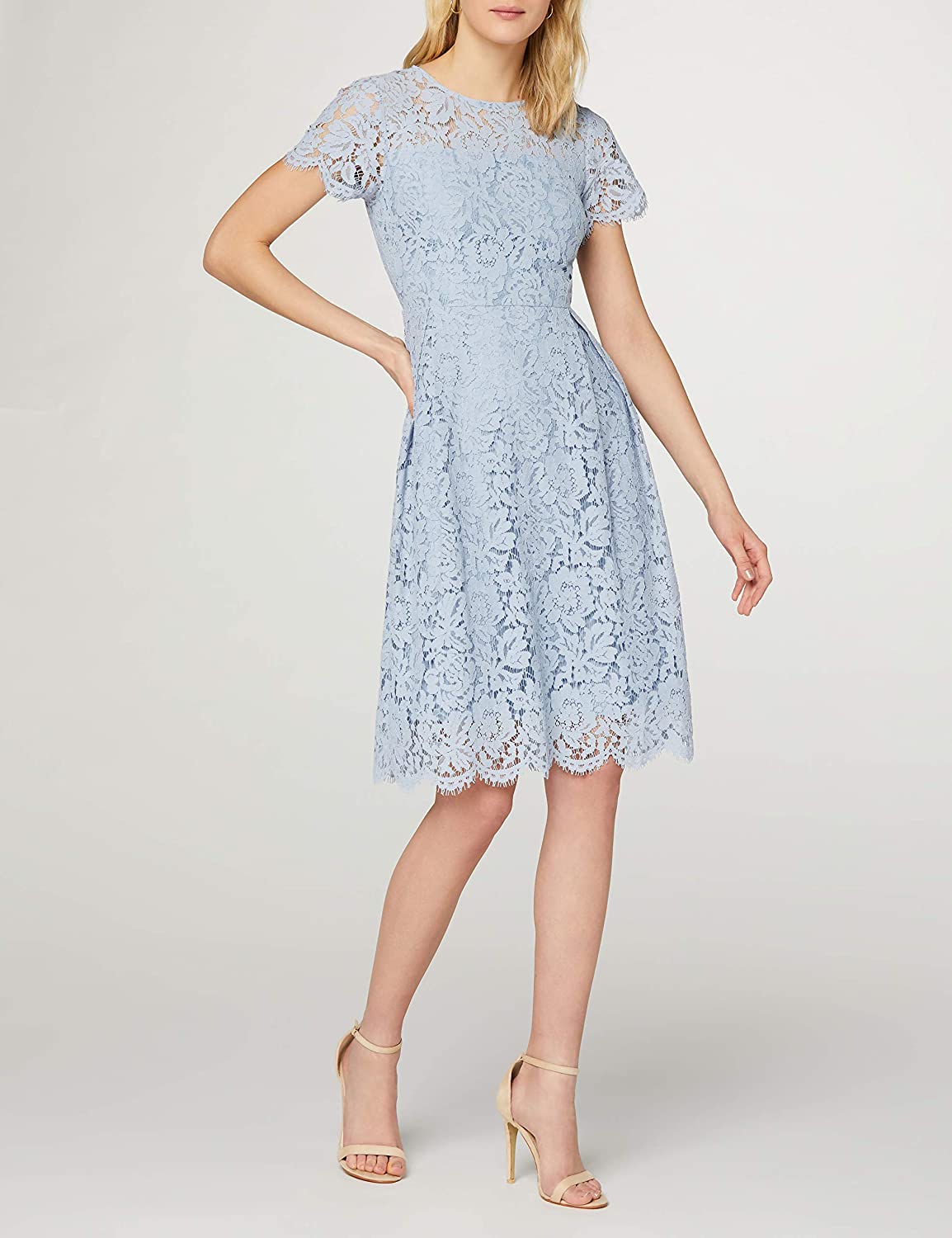 Cliomakeup-capi-must-have-primavera-2022-TRUTH-FABLE-Vestito-Midi-A-Line-Pizzo-Donna