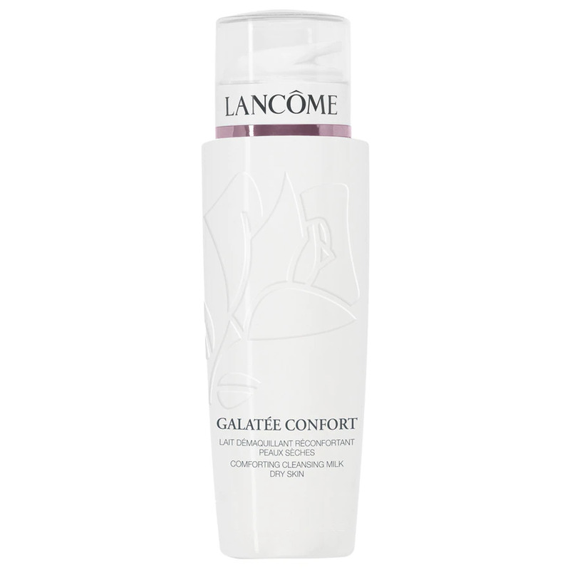 cliomakeup-beauty-routine-viso-primavera-montagna-lancome-galatee-confort-latte-detergente