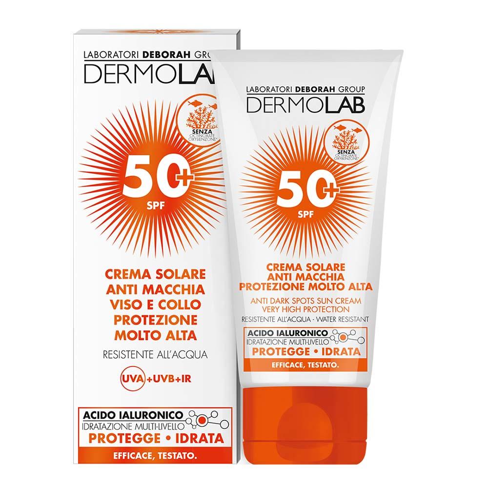 Cliomakeuup-creme-solari-viso-2022-Dermolab-Crema-Solare-Anti-Macchia-Viso-Collo