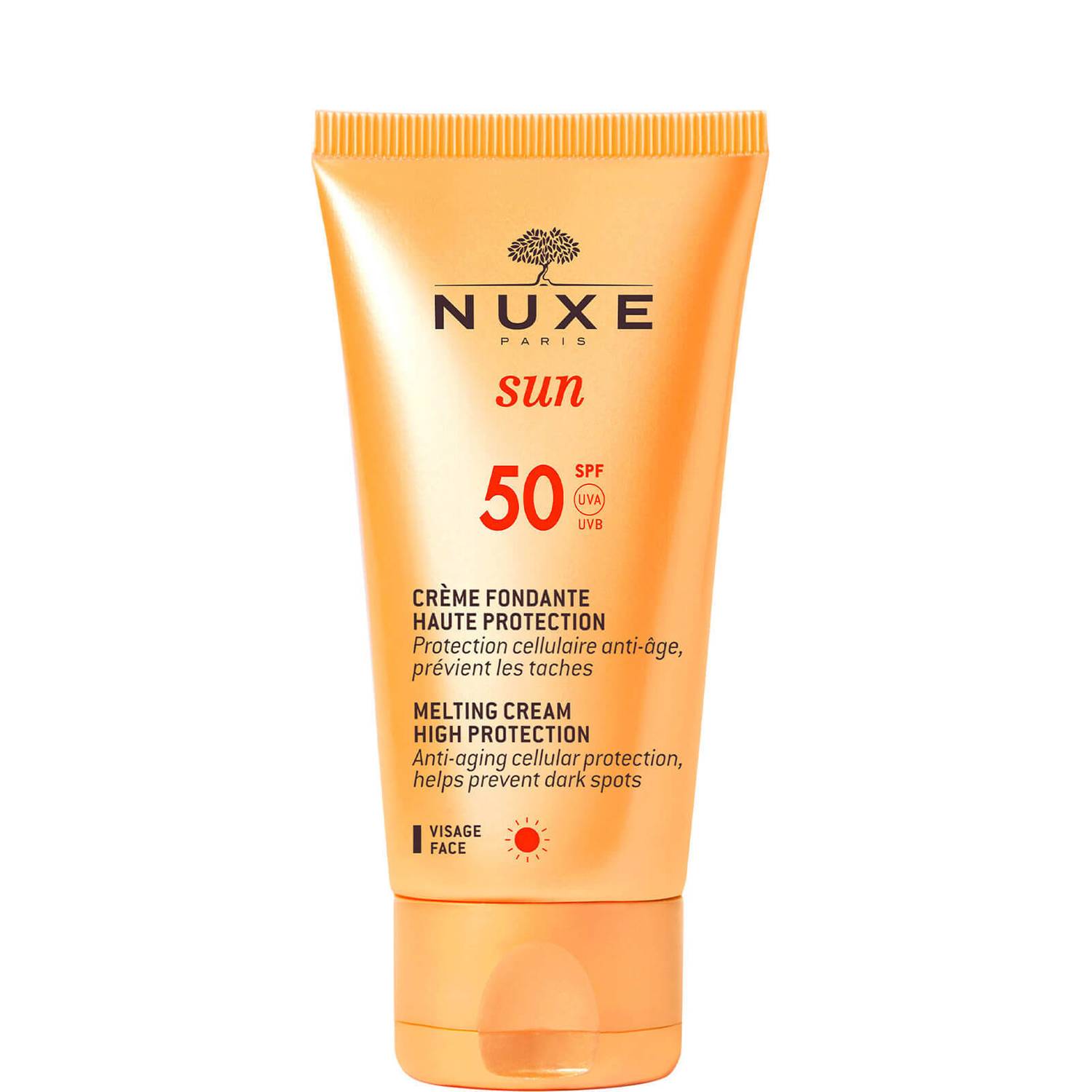 Cliomakeuup-creme-solari-viso-2022-NUXE-Sun-crema-solare-alta-protezione-anti-eta-viso
