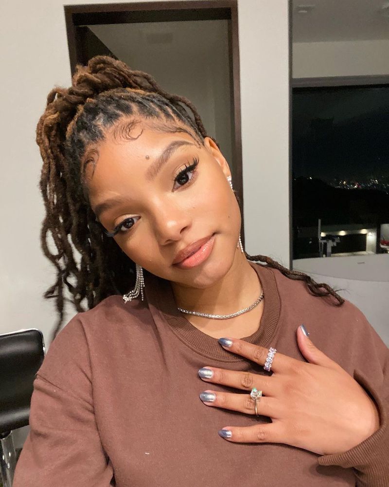 cliomakeup-halle-bailey-sirenetta-baby-hair