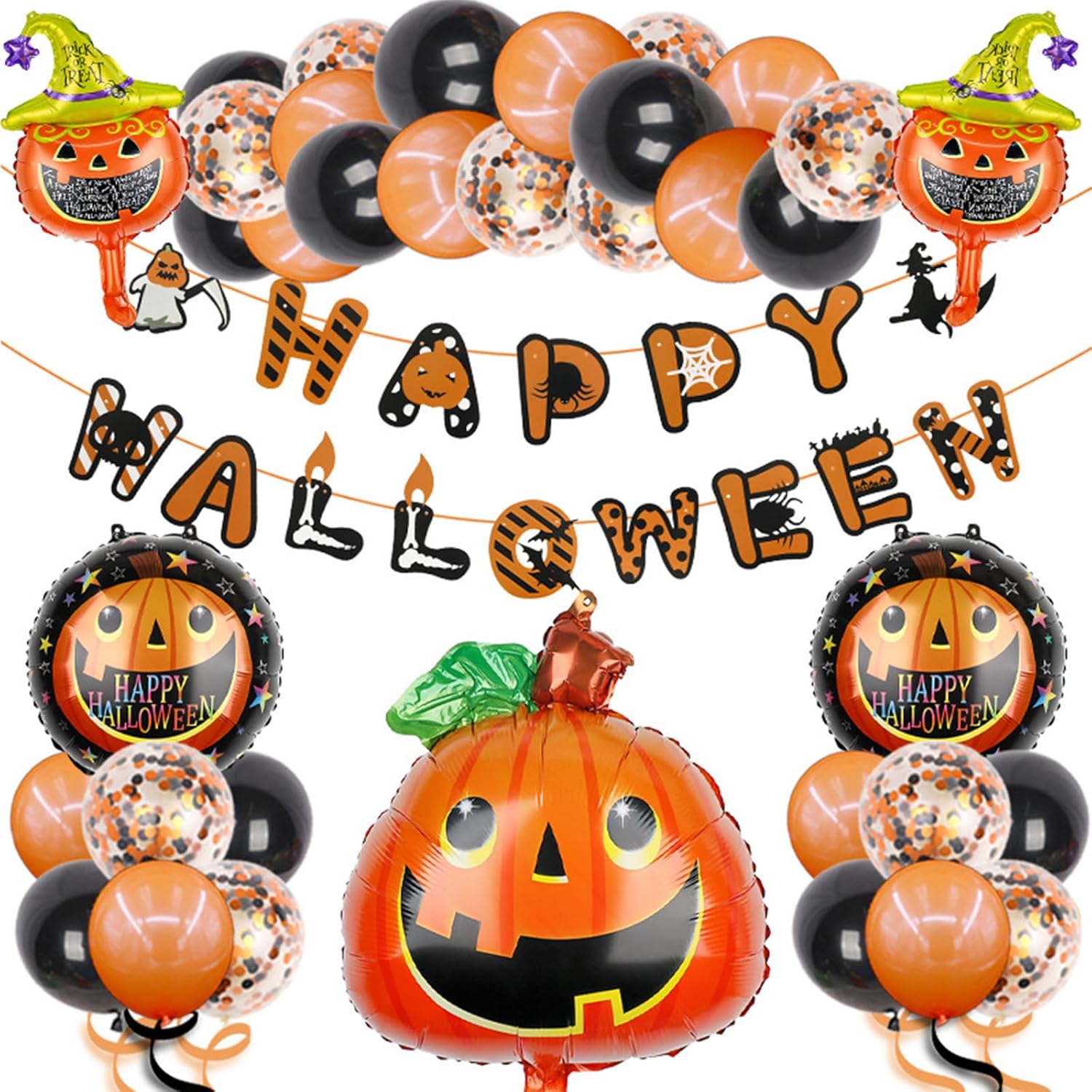 festa-halloween-bambini-decorazioni-palloncini