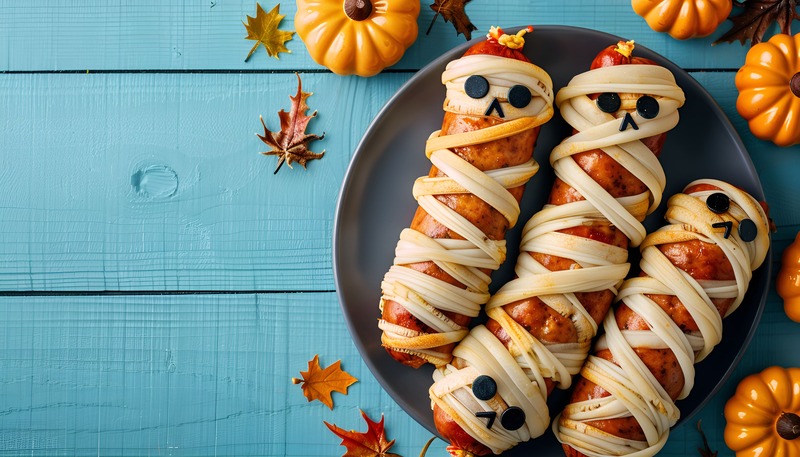 ricette-halloween-bambini-wurstel-mummia