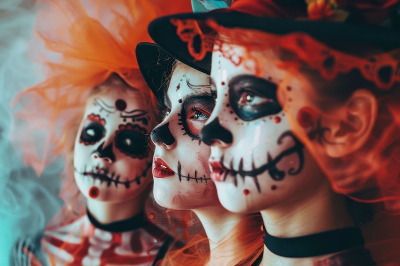 trucco-halloween-bambini-teschio-messicano