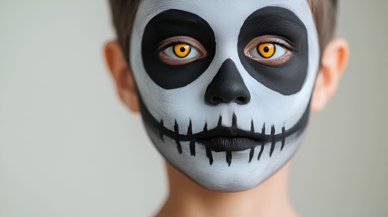 trucco-halloween-bambini-teschio