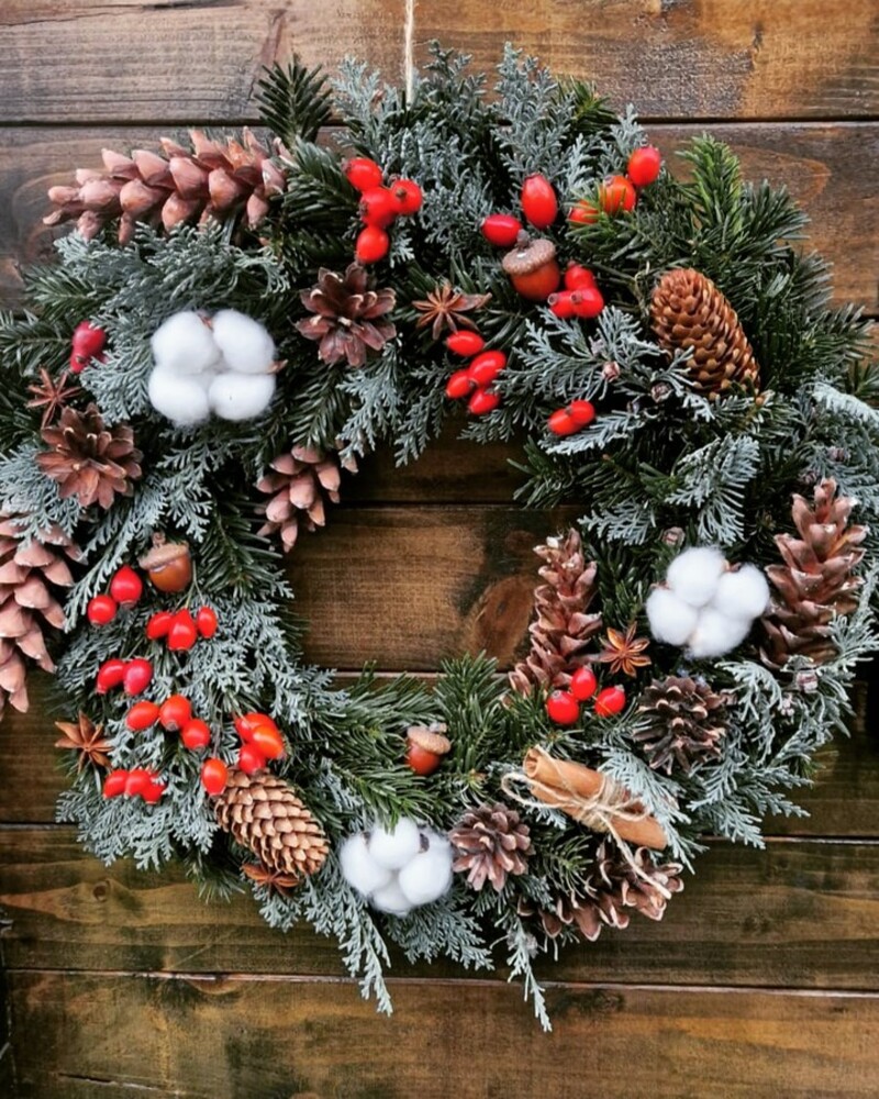 cliomakeup-come-addobbare-casa-natale-ghirlanda-pigne