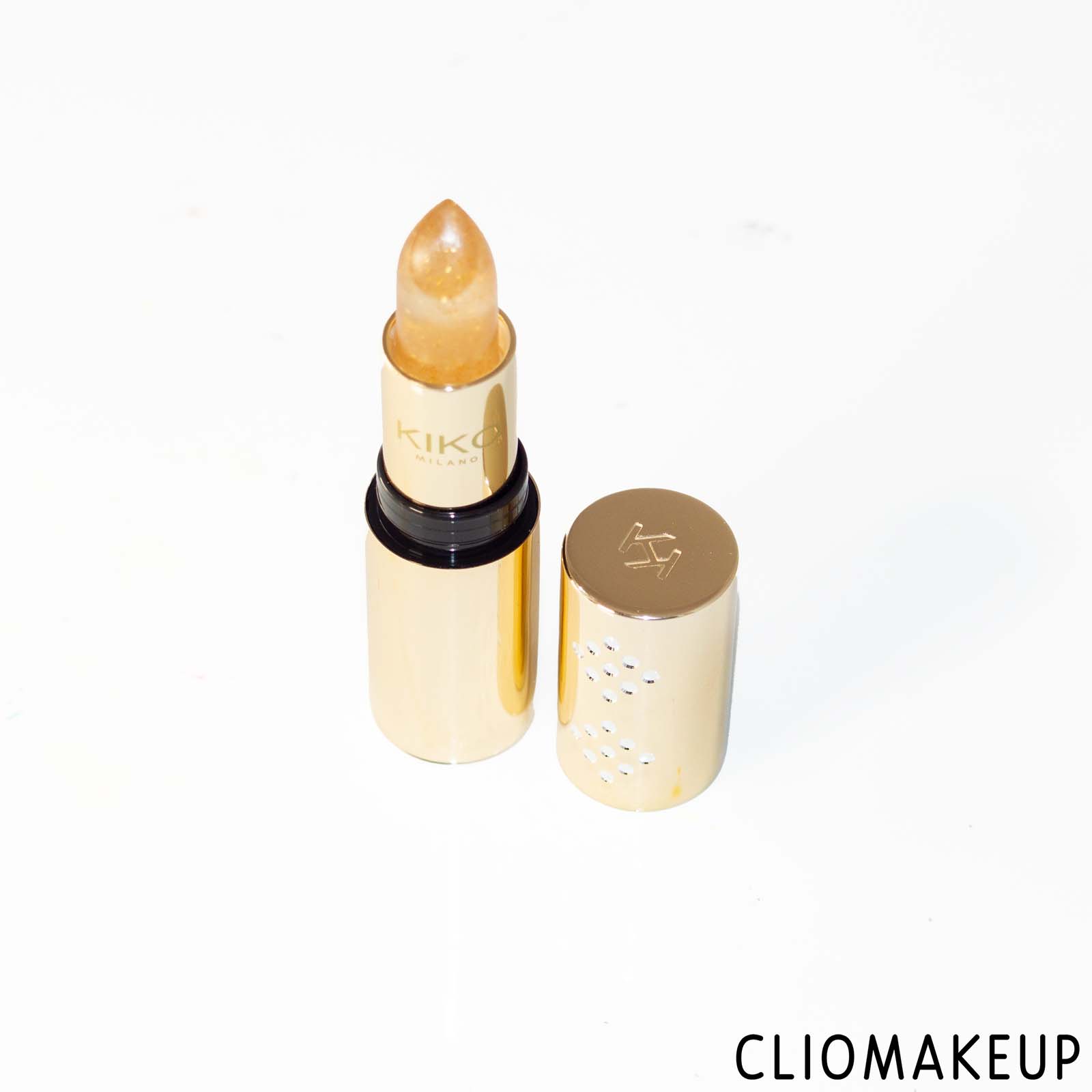 cliomakeup-recensione-balsamo-labbra-kiko-joyful-holiday-golden-dust-hydra-balm-4