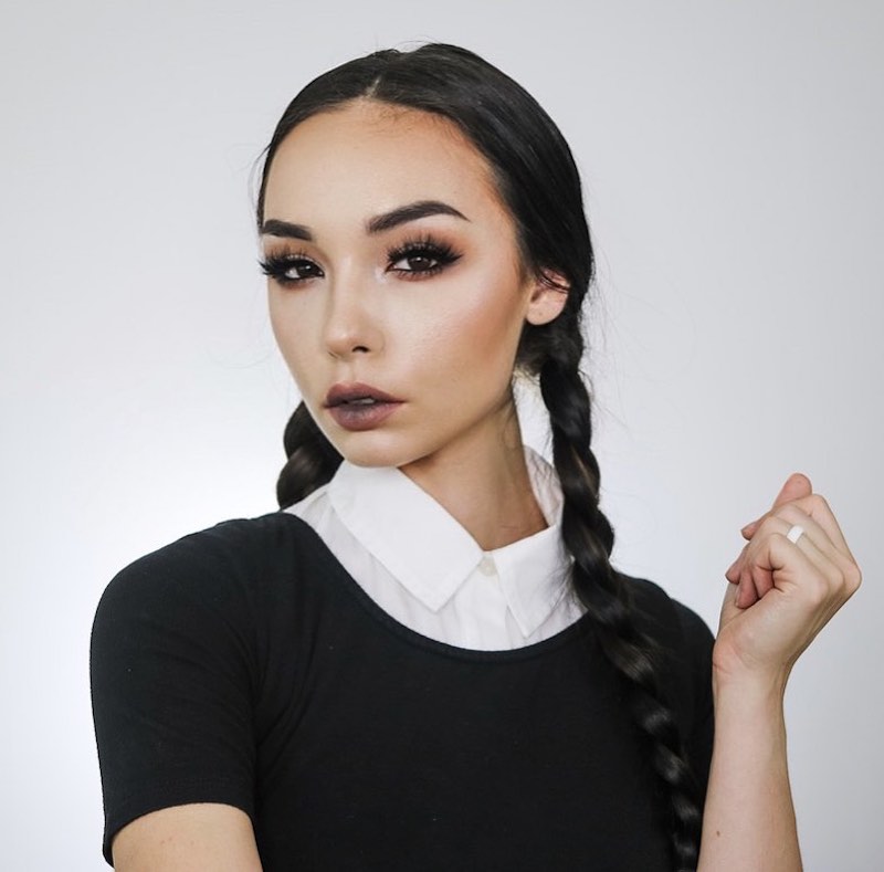 cliomakeup-trucco-mercoledi-addams-teamclio-2