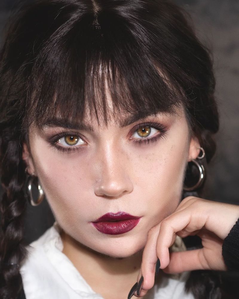 cliomakeup-trucco-mercoledi-addams-teamclio-8