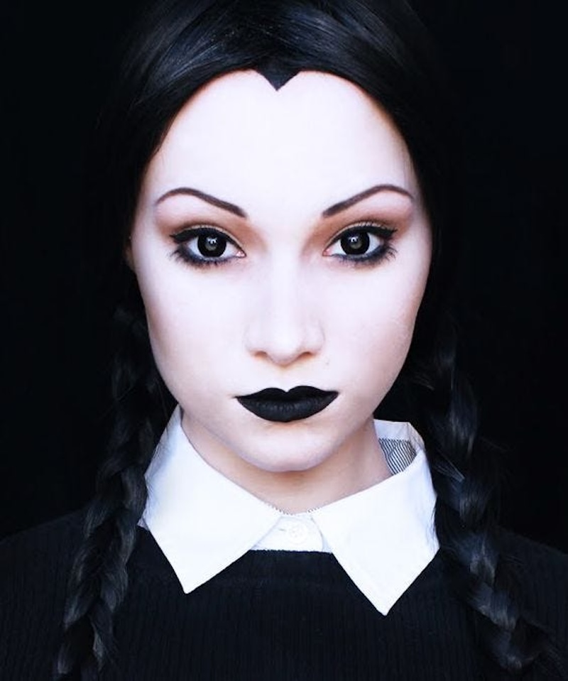 trucco-mercoledi-addams-viso-bianco