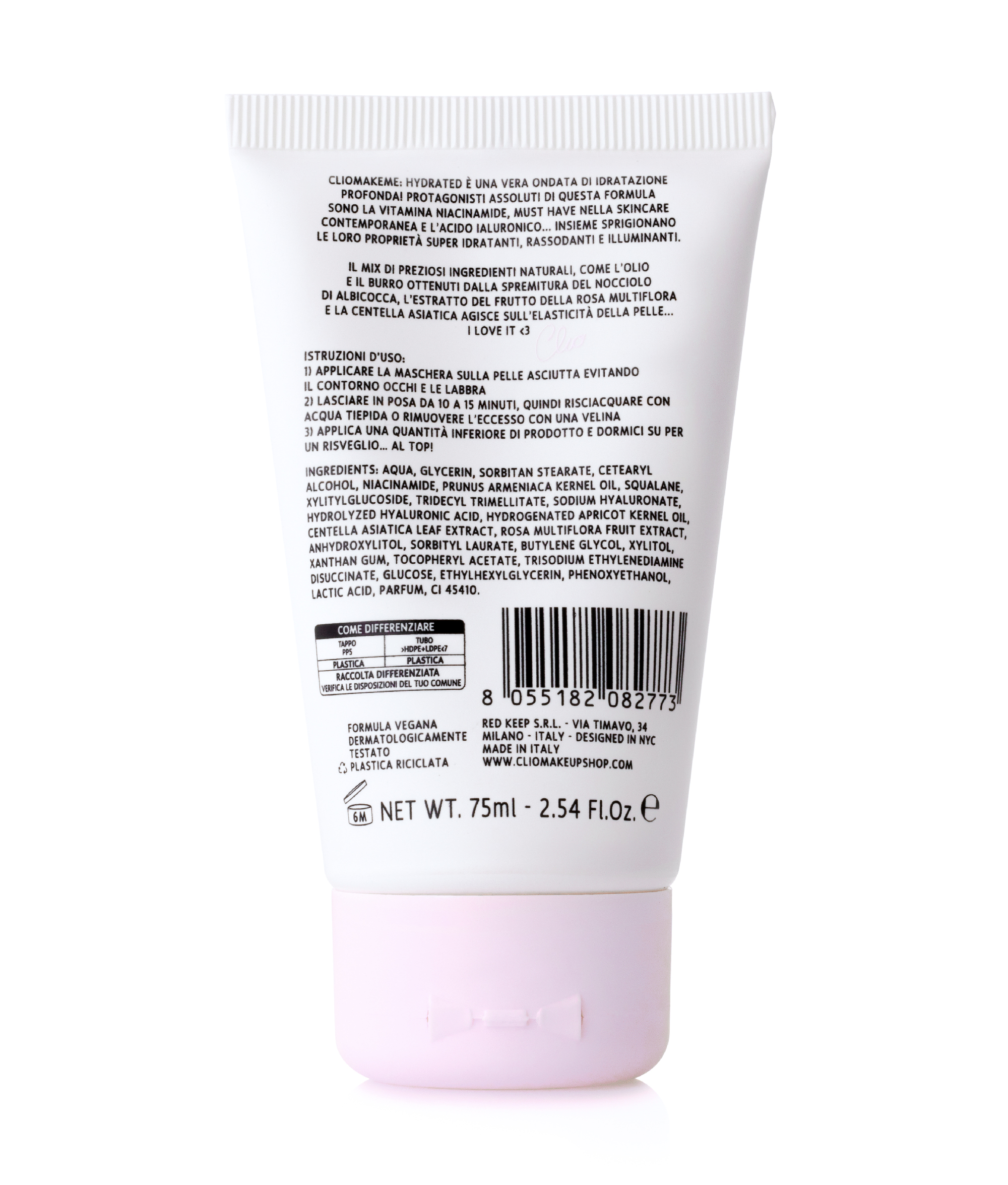 cliomakeup-cliomakeme-hydrated-maschera-viso-idratante-illuminante-sleeping-mask-notte-ialuronico-niacinamide-centella-back