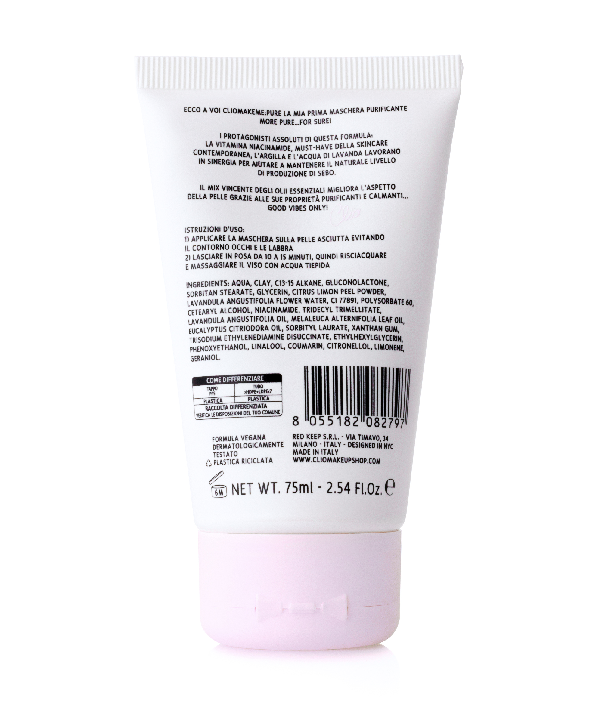 cliomakeup-cliomakeme-pure-maschera-purificante-calmante-levigante-esfoliante-pori-dilatati-pelle-mista-grassa-back