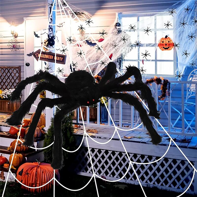 cliomakeup-decorazioni-casa-halloween-2023-ragnatela-grande-giardino