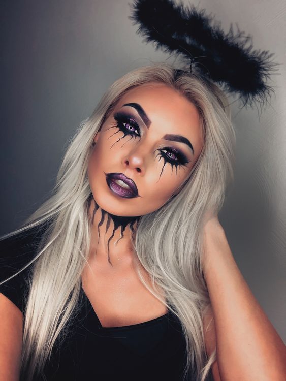 trucco-angelo-nero-halloween