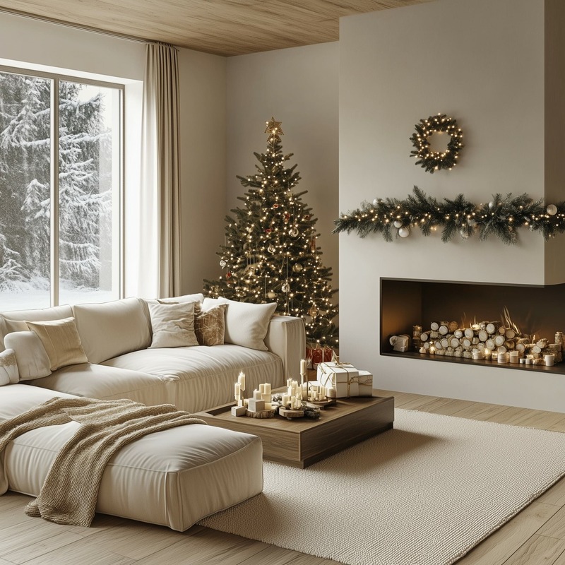 come-addobbare-casa-natale-chic