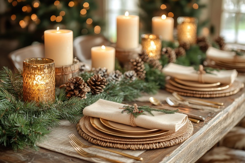 come-addobbare-casa-natale-elegante-oro