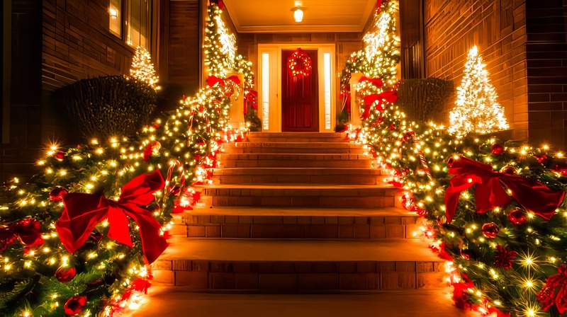 come-addobbare-casa-natale-ingresso-fuori
