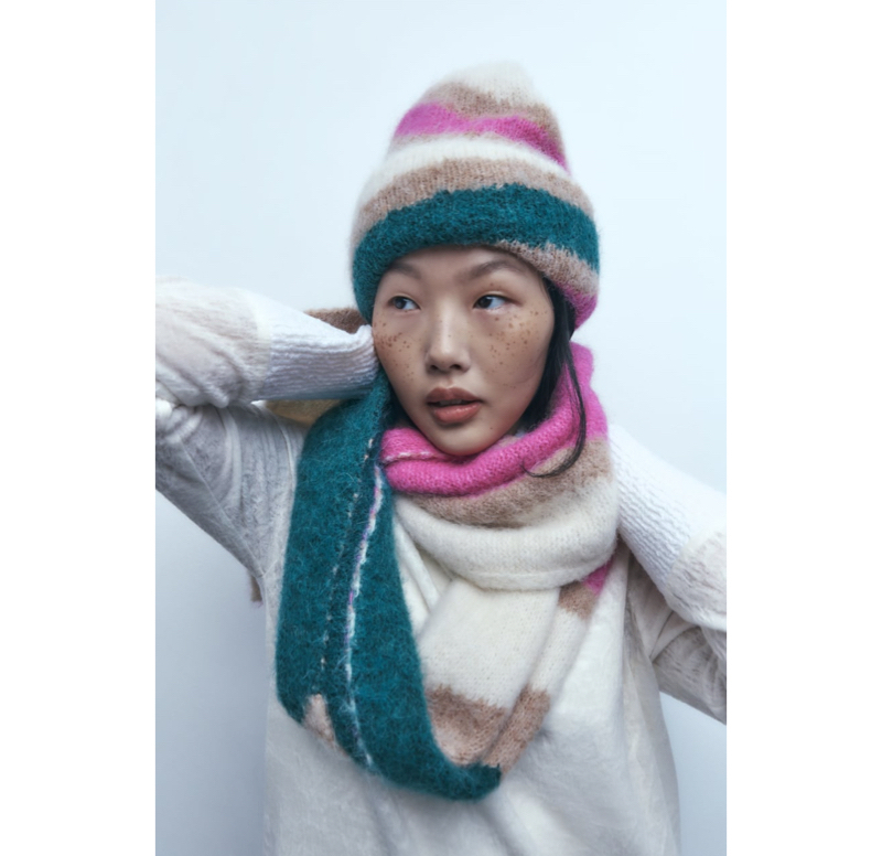 cliomakeup-cuffia-donna-inverno-2024-‎zara-fantasia