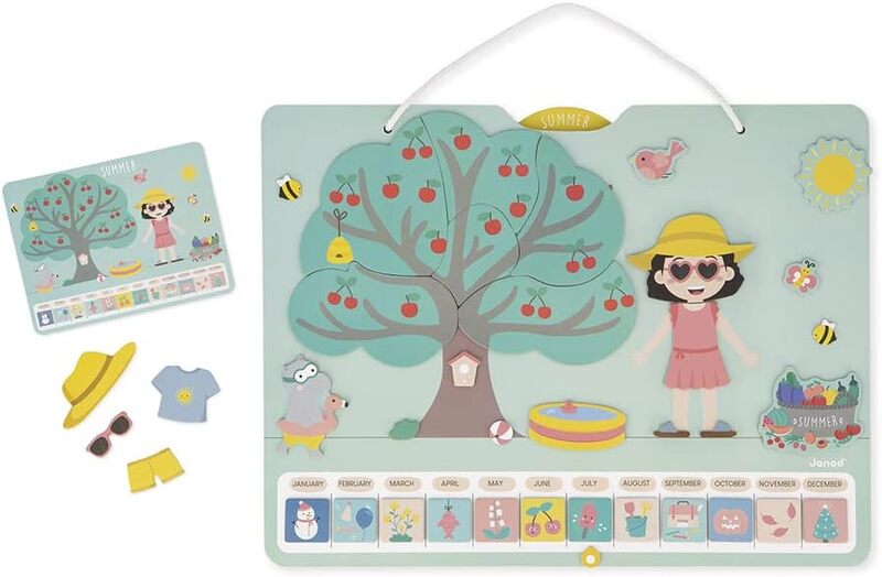 cliomakeup-bambini-senso-tempo-janod-calendario-stagioni