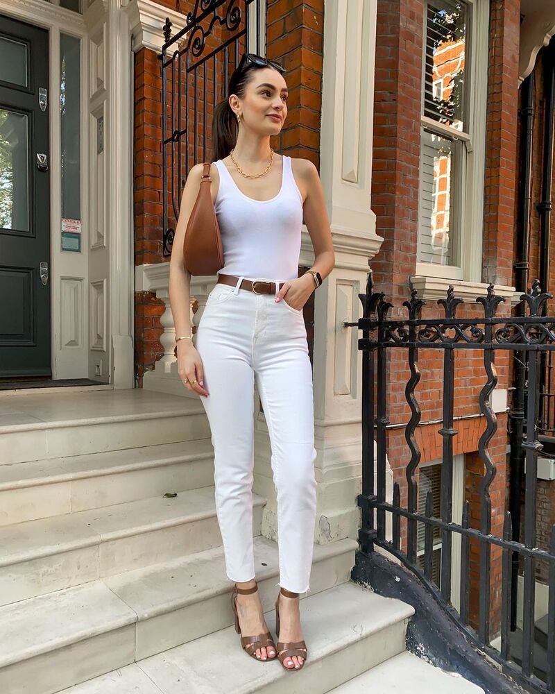 cliomakeup-come-indossare-jeans-bianchi-crop-top