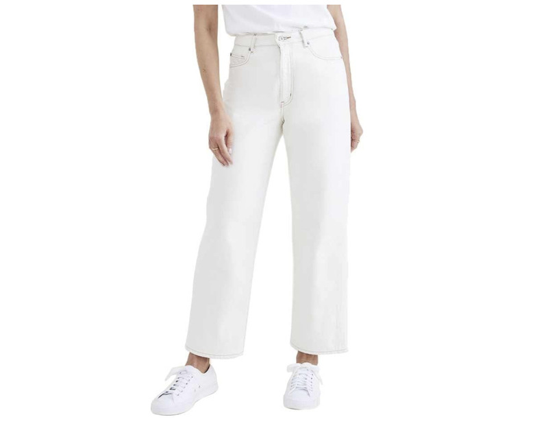 cliomakeup-come-indossare-jeans-bianchi-dockers-vita-alta
