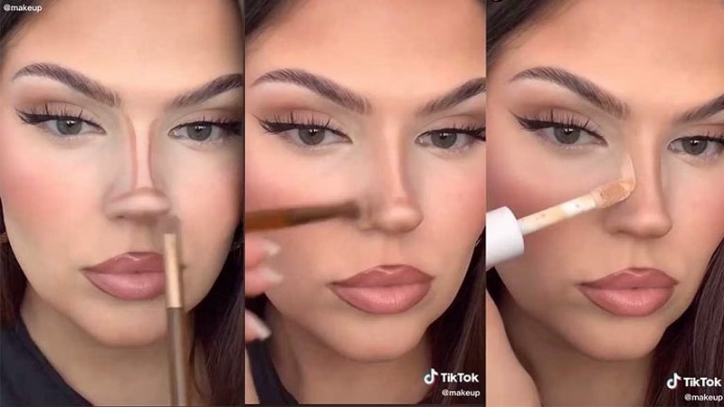 cliomakeup-tutorial-contouring-naso-prodotti-in-crema-risultato-strutturato