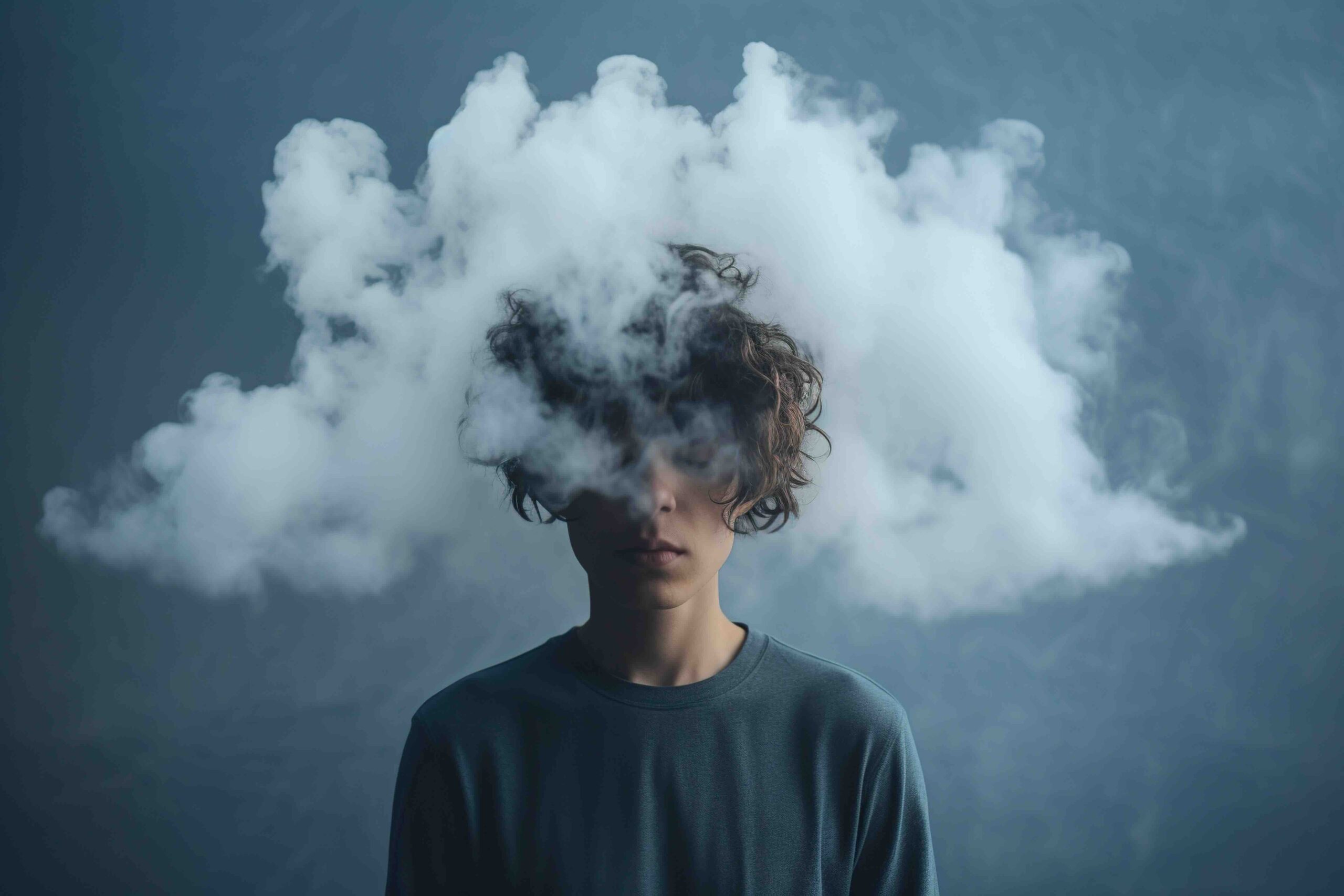 Overthinking-uomo-testa-nuvole-confusione-pensieri