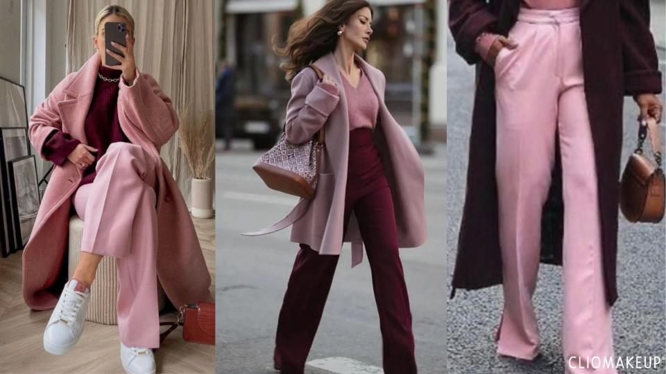 come-indossare-bordeaux-abbinamenti-autunno-burgundy-rosa