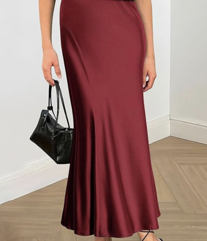 come-indossare-bordeaux-abbinamenti-autunno-gonna-satin