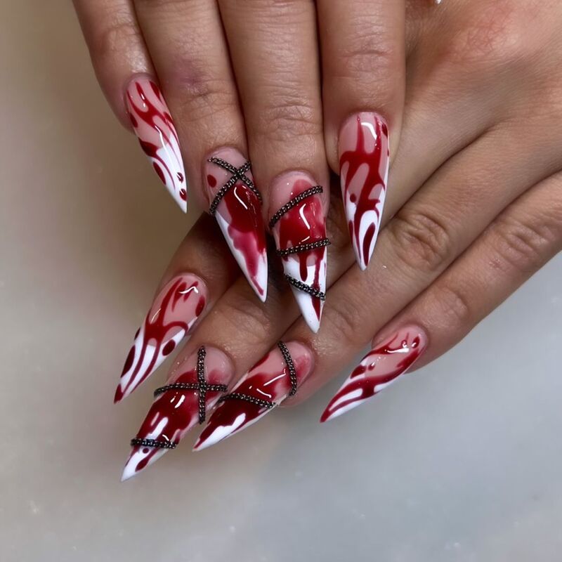 nail-art-halloween-sangue
