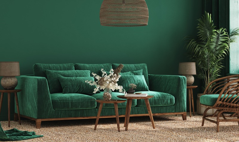 arredamento-interni-verde-ton-sur-ton