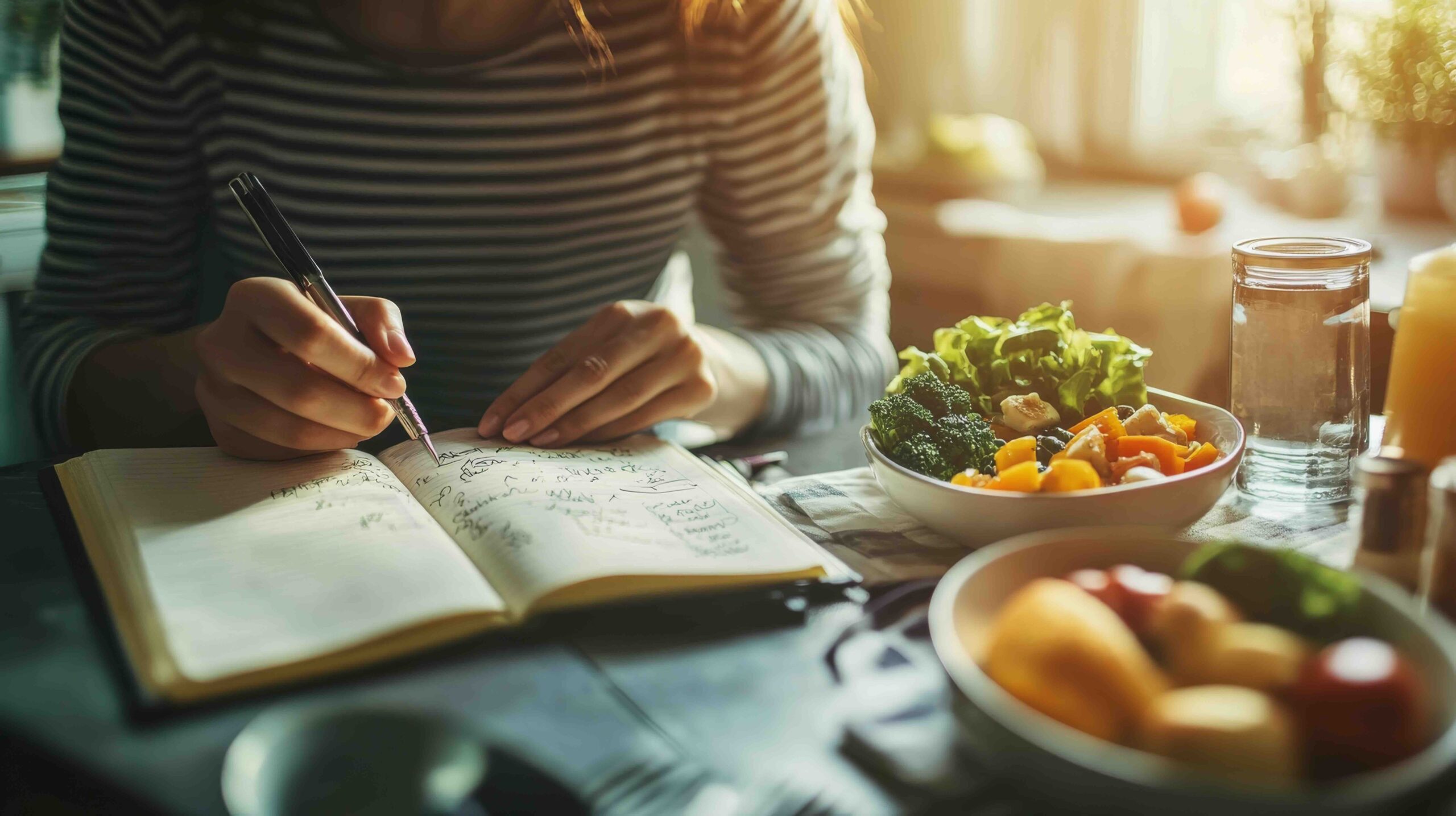 donna-mindful-eating-diario-alimentare