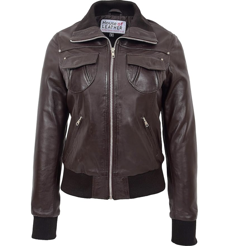 giacche-pelle-autunno-2024-bomber-marrone-scuro