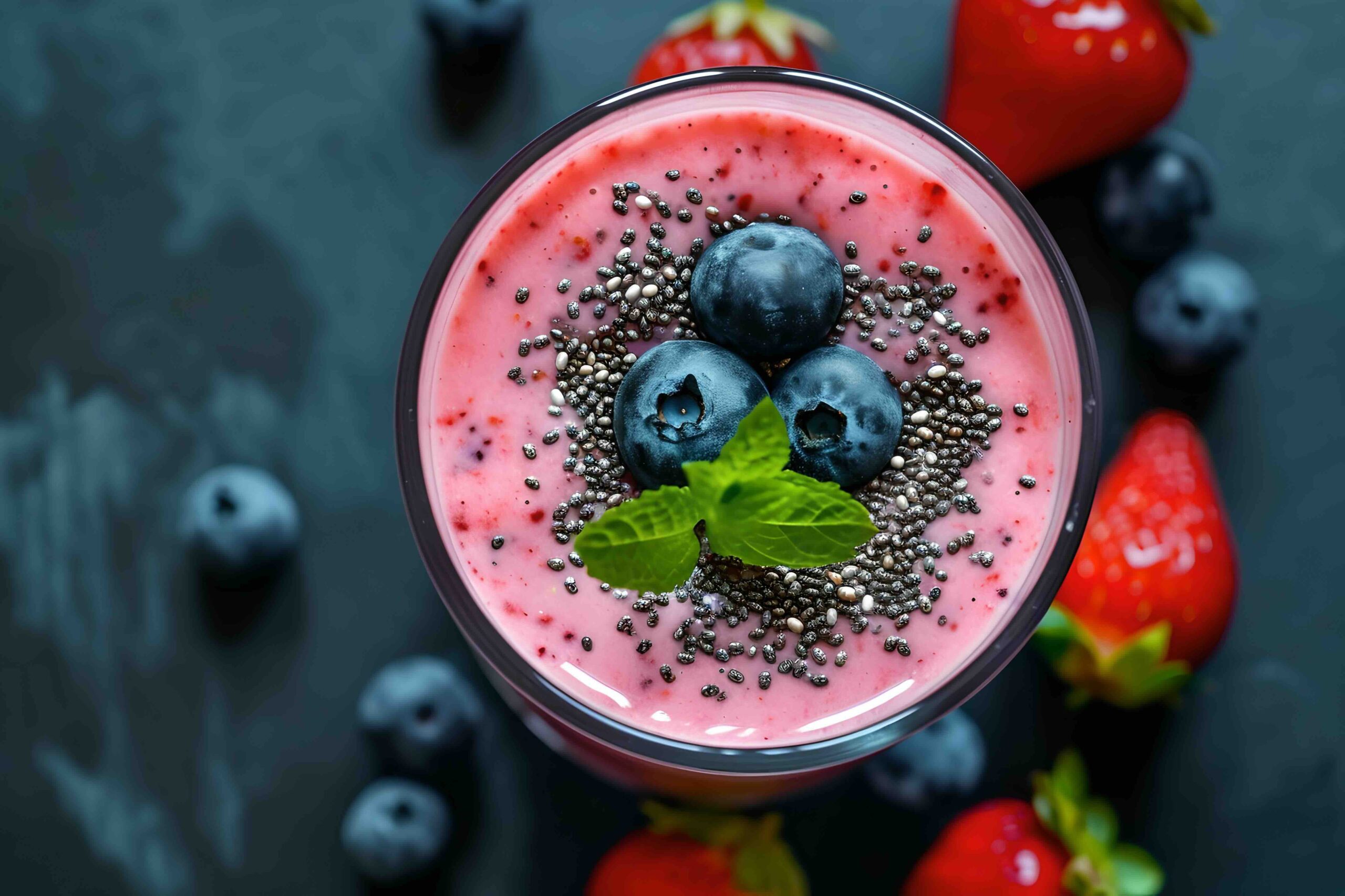 semi-di-chia-smoothie-fragole-mirtilli