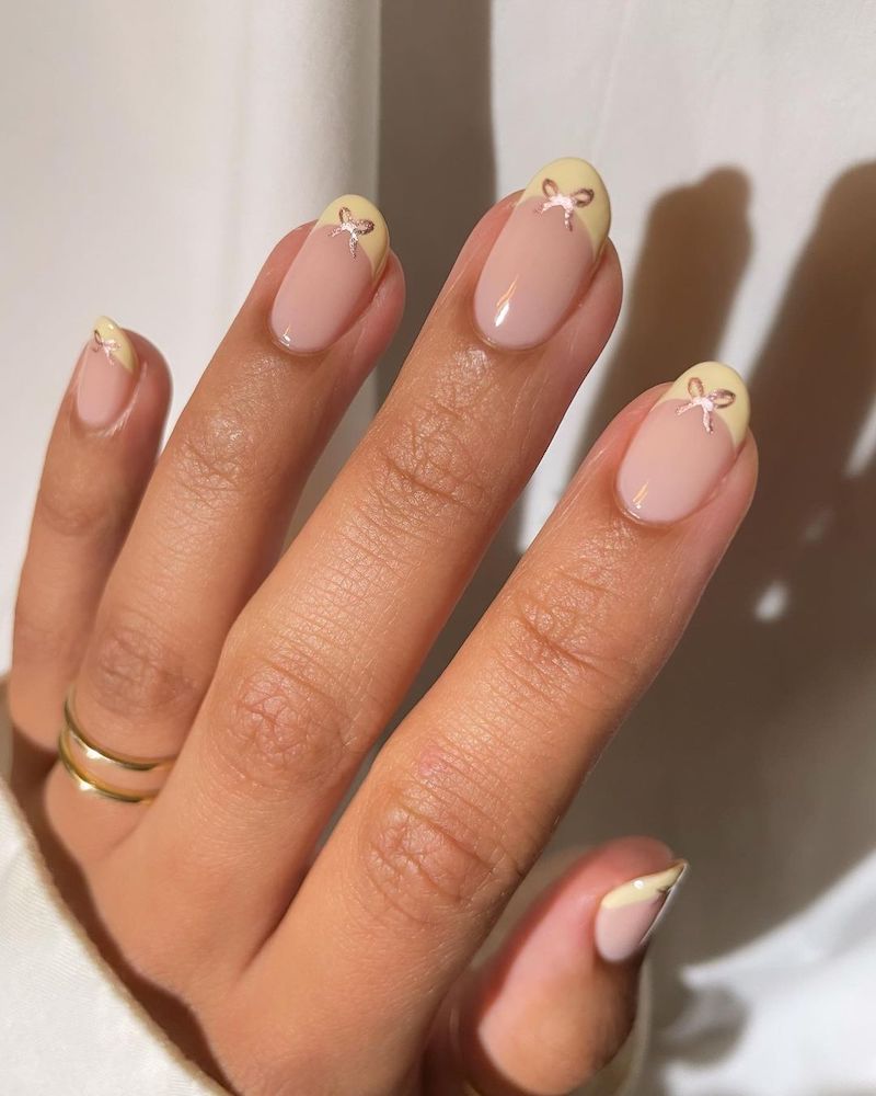 butter-yellow-nails-french-coquette